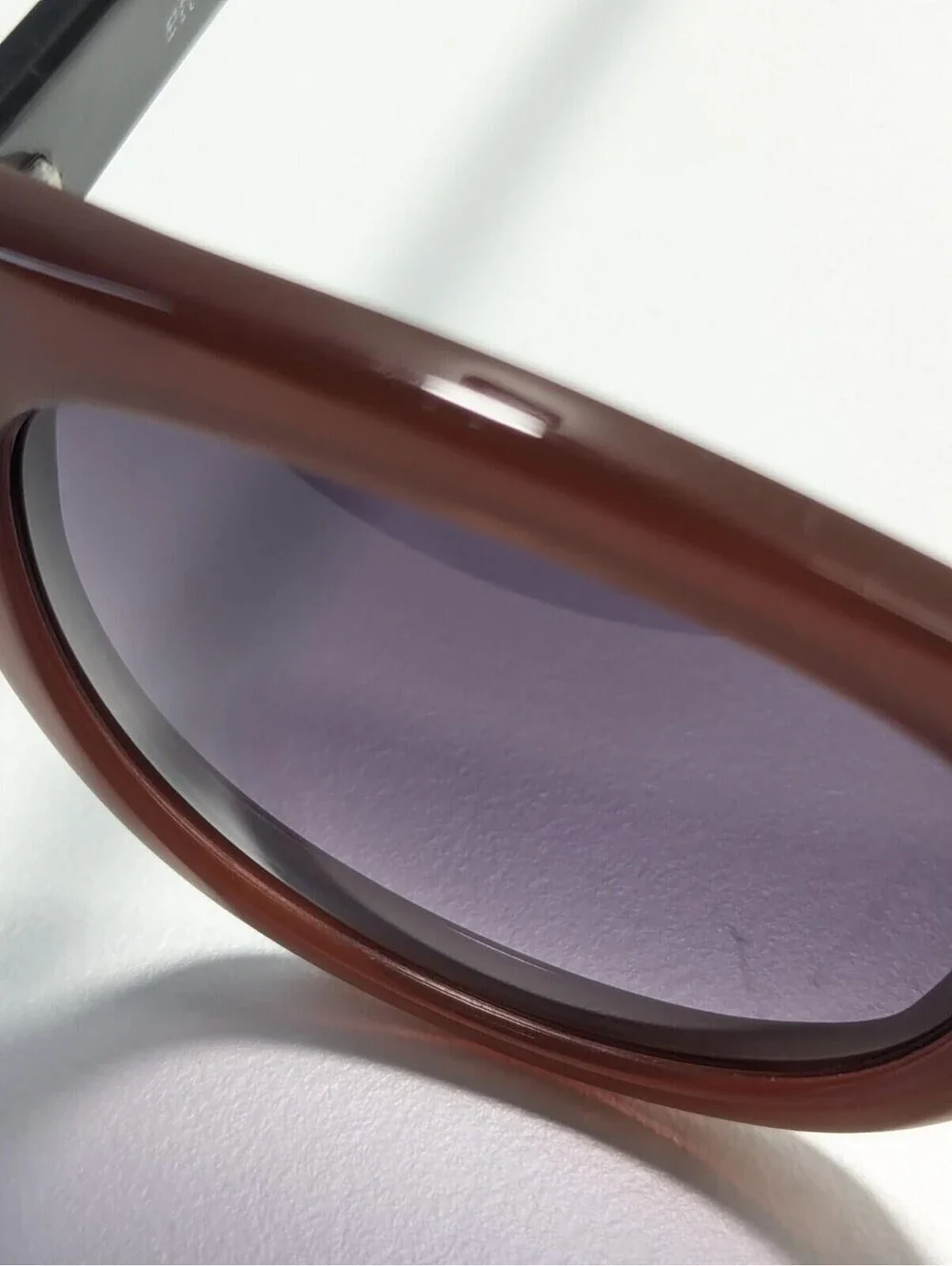 ETT:TWA By Anthropologie Designer Sunglasses Purple/Black Chic Style Classic Y2K